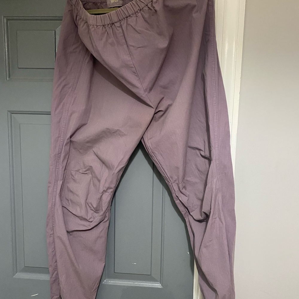 Women’s Blue Fish Lavender Casual Elastic-Waist Pants